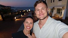 Danika Mason with her fiancé Liam Knight. 