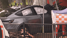 A 27-year-old woman has died following the crash.