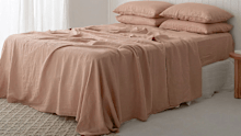 I Love Linen French Flax Linen Sheet Set.