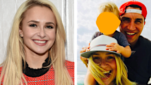 Wladimir Klitschko and Hayden Panettiere and their daughter Kaya, whose face has been concealed.