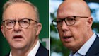 Anthony Albanese and Peter Dutton.