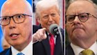 Peter Dutton, Donald Trump, Anthony Albanese