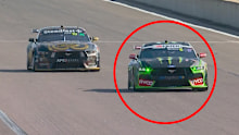 Matthew Payne fumed over team radio at this move from Cameron Waters.