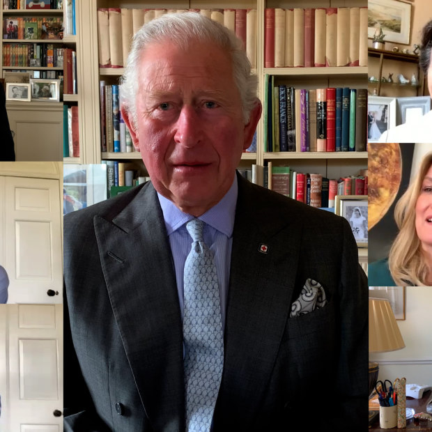Prince Charles hosts a Zoom meeting with other senior members of the royal family to mark International Nurses Day.
