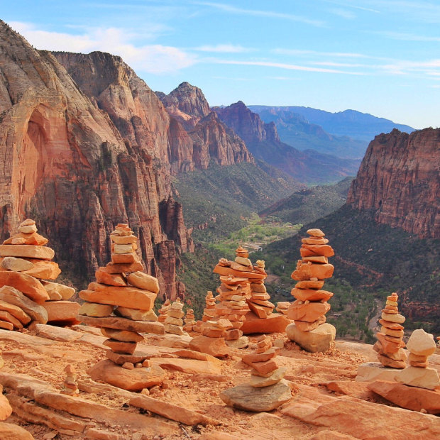 Angels Landing in Zion National Park.