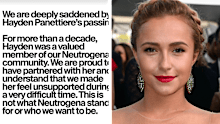 Neutrogena has apologised to Hayden Panettiere after her passing aged 36