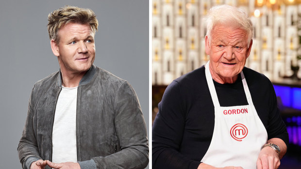 Gordon Ramsay goes from medium to well-done with the help of the Faceapp photo editing app.