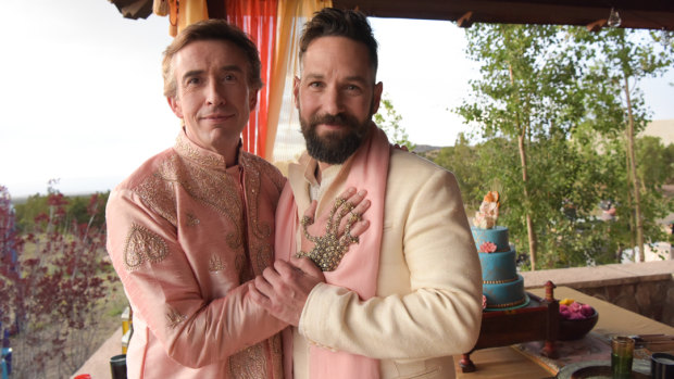Steve Coogan (left) as Erasmus and Paul Rudd as Paul in Andrew Fleming's comedy Ideal Home.