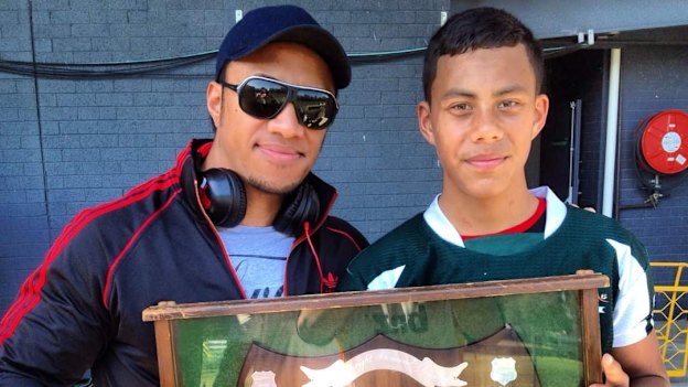 The father-son bond that developed over many years through junior rugby league.