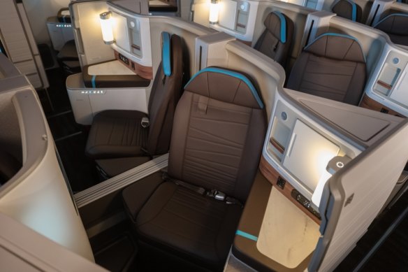 Each of the new business class seats will have direct aisle access.