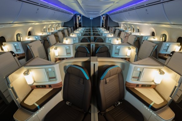 Hawaiian Ailrines Leihoku Suites on the Boeing 787-9 Dreamliner.