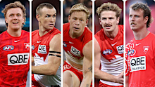 The five players have been suspended for the remainder of the AFL season.