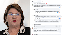 A SAPOL comment underneath the Facebook post of the senator disputed reports of a death during the Telstra outage.