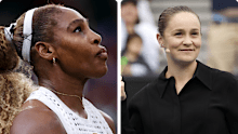 Serena Williams and Ash Barty.