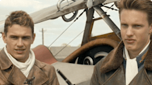 James Franco and David Ellison in Flyboys.
