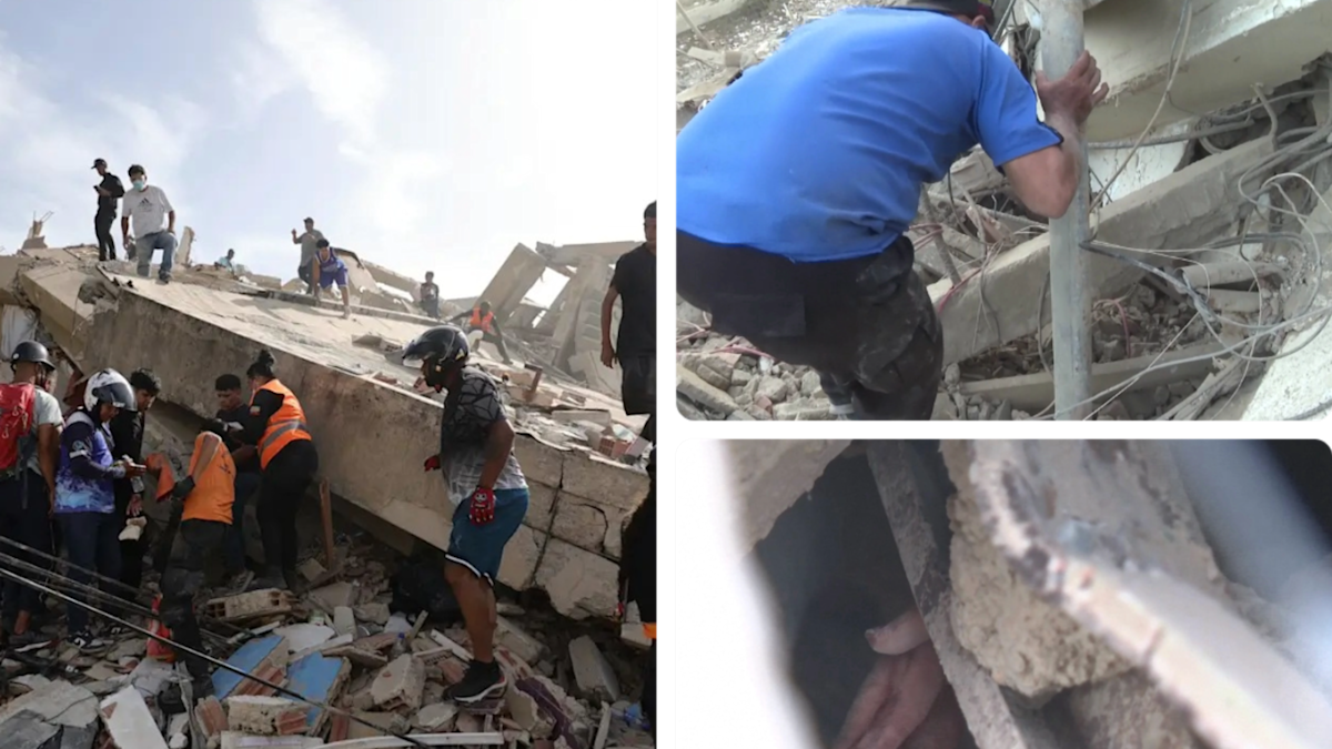 Neighbours dig through Venezuela rubble to search for loved ones after ...