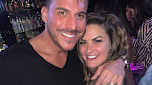 Brittany Cartwright with ex-husband Jax Taylor, who have yet to finalise their divorce. 