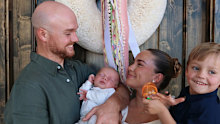 Emilie Kiser announced in July that she and husband Brady were expecting another baby.