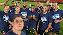 Mitchell Moses posted this group selfie to his Instagram story.