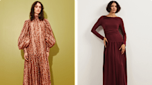 The most stylish winter wedding guest dresses. 