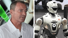 Dyson’s chief engineer Jake Dyson (left) says home robots are coming to households way sooner than many people think