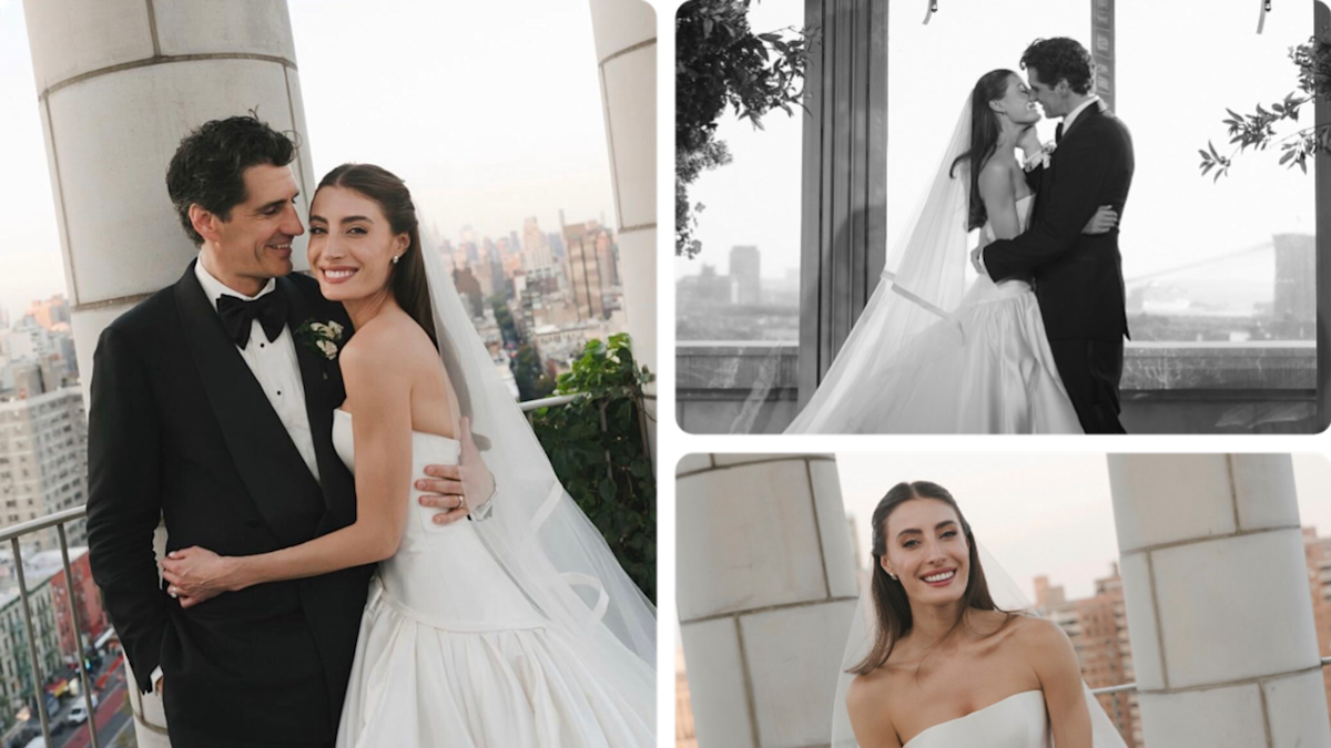 Andy Lee and Rebecca Harding share first photos from New York wedding