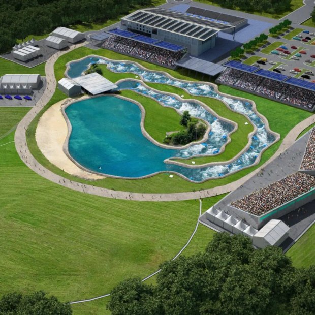 The proposed Redland Whitewater Centre.