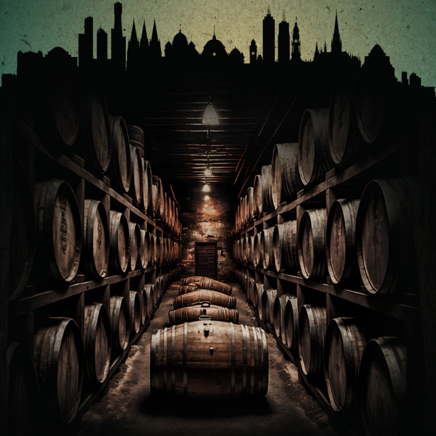 Many wine cellars, bars and restaurants are hidden beneath city streets.