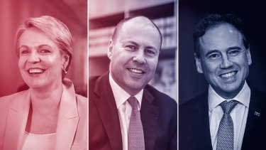 Tanya Plibersek, Josh Frydenberg and Greg Hunt.