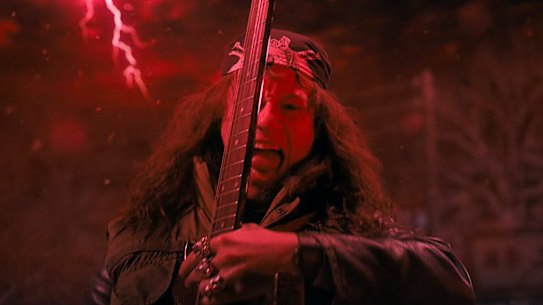 Joe Quinn stars as Eddie Munson in season four of Stranger Things. 