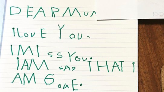 A letter from Jamila Rizvi's son.