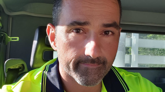 Christian Marchegiani left teaching because he refused to be vaccinated against COVID-19, and he is now a truck driver