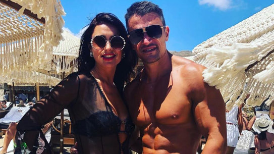 Heritage Care residential aged care owner and managing director Tony Antonopoulos and his wife Stacey, a shareholder in the company.