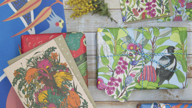 Sustainable wrapping goods from Earth Greetings 