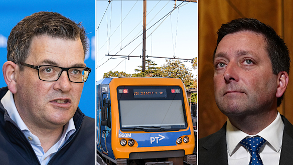 Daniel Andrews and Matthew Guy are going head-to-head at the state election over, among other issues, public transport.