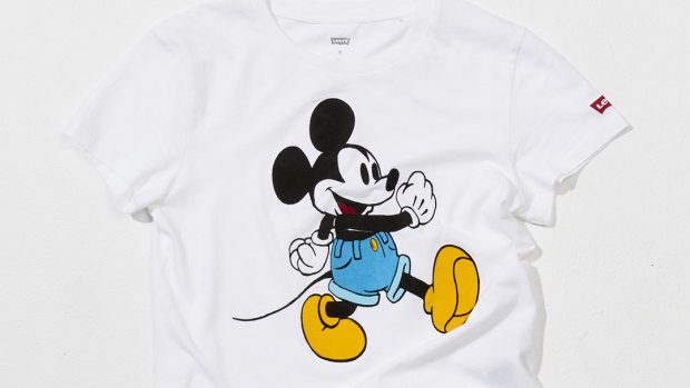 Happy birthday, Mickey! Levi's x Mickey Mouse T-shirt.