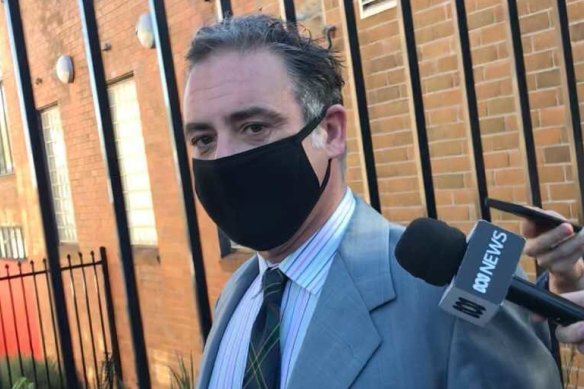 Andrew O’Keefe pictured outside court last year.
