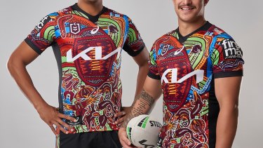 Brisbane’s Indigenous jersey.