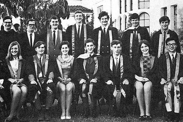 Kim Beazley, on UWA Guild’s Council of Undergraduates in 1969, second from the left at the front.