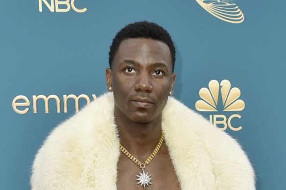 Jerrod Carmichael arrives at the 74th Primetime Emmy Awards in 2021.