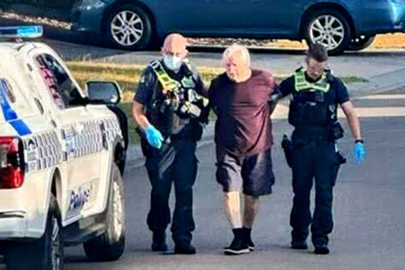 A man is arrested in Langwarrin following a stabbing incident.