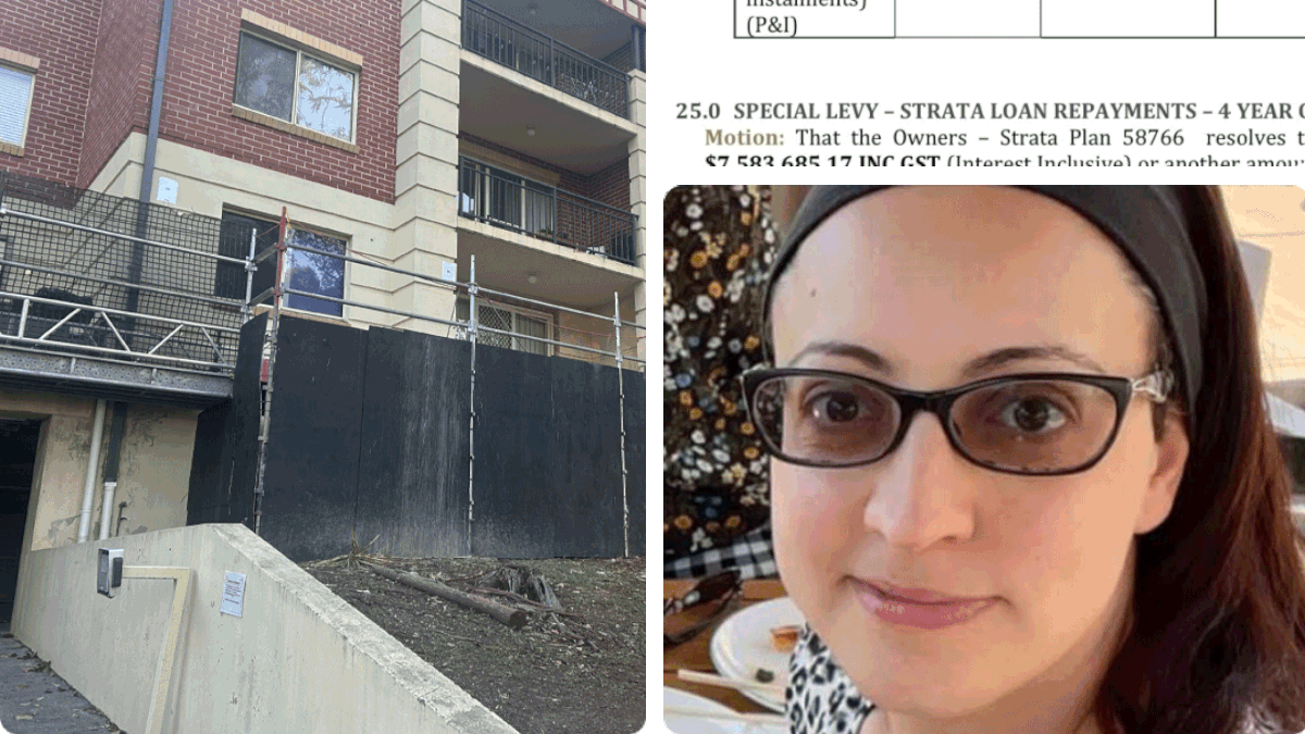 ‘I have nothing left’: Stef’s building was hit with a staggering $7.5m bill