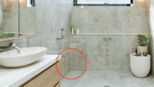 Rick and Tayla Main Ensuite red circle