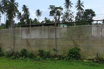The Shamrock compound on Manus Island.