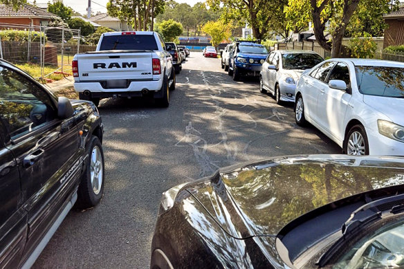 Local streets in the Macleod area are dealing with an influx of construction worker vehicles.