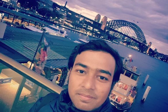 Bijoy Paul, a 27-year-old Uber Eats rider from Bangladesh, was killed in a road incident in 2020.