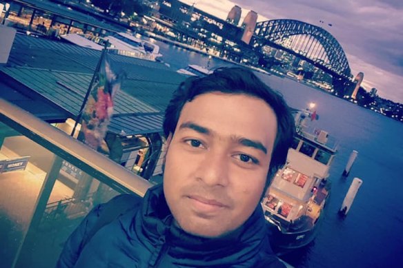 Bijoy Paul, a 27-year-old Uber Eats rider from Bangladesh, was killed in a road incident in 2020.