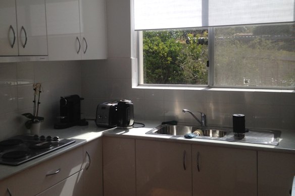 The kitchen prior to renovation.