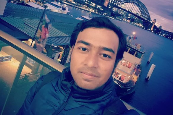 Bijoy Paul, a 27-year-old from Bangladesh, was killed in a road incident on southern Sydney on Saturday. 