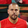 Lance Franklin will farewell the game at the SCG on Sunday with a lap of honour.